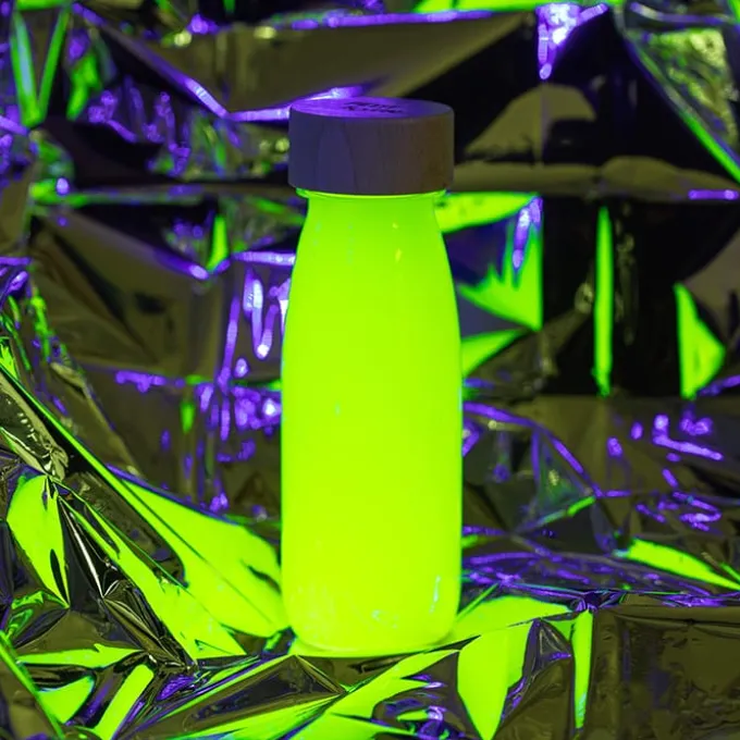 Sensorikflasche – Glow-in-the-dark Gelb