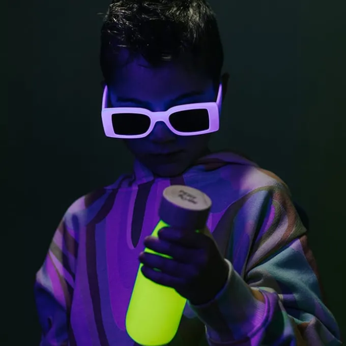Sensorikflasche – Glow-in-the-dark Gelb