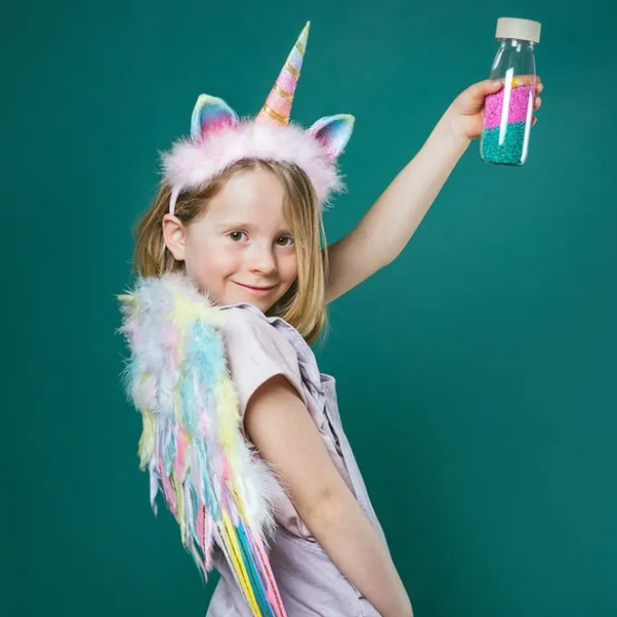 Sensorikflasche m. Sound - Einhorn