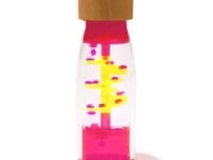 Sensorikflasche - Spirale pink