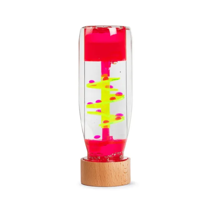 Sensorikflasche - Spirale pink