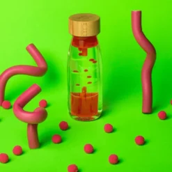 Sensorikflasche - Spirale pink