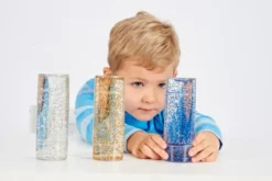 Sensorikröhre - Glitzersturm, 3 Stk.