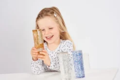 Sensorikröhre - Glitzersturm, 3 Stk.