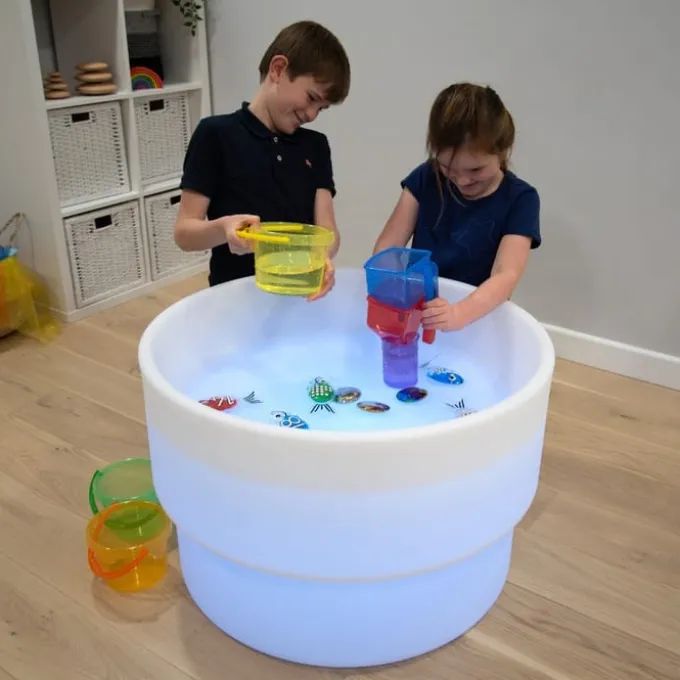 Sensoriktisch für Sand und Wasser – H: 50,5cm
