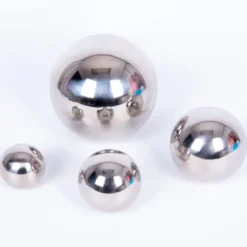 Sensorische Kugeln aus Stahl, 4 Stk. - silber