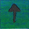 Sensorische Paillettentafel - blau/grün