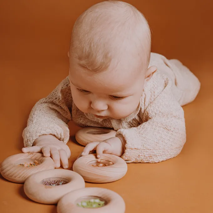 Sensorischer Donut, 7 cm - Möhren