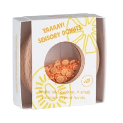 Sensorischer Donut, 7 cm - Orangen