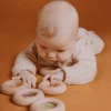 Sensorischer Donut, 7 cm - Weintrauben