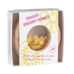 Sensorischer Donut, 7 cm - Zitronen