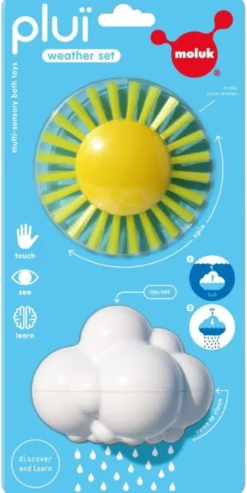 SensoSet mit Regenwolke und SensoBürste