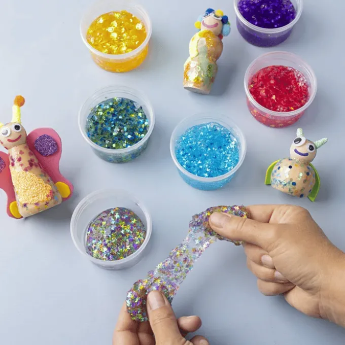 Sequin Clay 6 x 60 gr. – Basisfarben