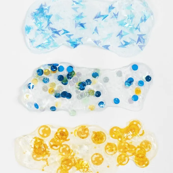 Sequin Clay 3 x 60 gr. – Blau & Gelb