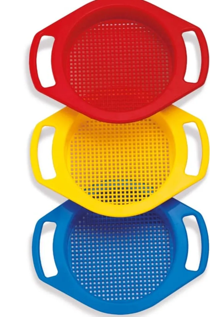 Sieb mit Griff - verschiedene Farben, Ø 18 cm