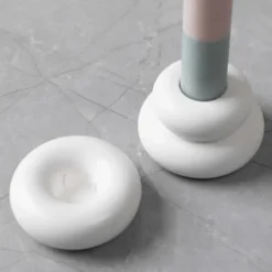 Silikonform – Donutförmige Kerzenhalter, 2 stk
