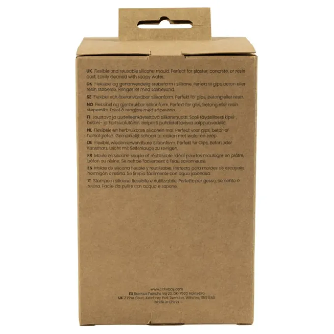 Silikonform – Gerillte Kerzenhalter, 2 stk