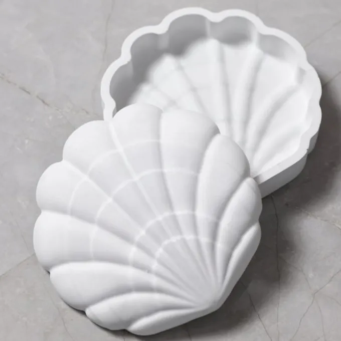 Silikonform - Muschelschale, 1 Stk.