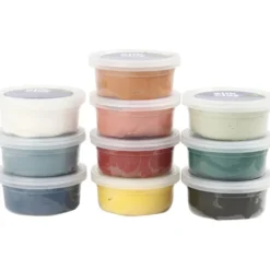 Silk Clay - Naturfarben, 10 x 40 g
