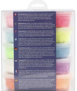 Silk Clay - Neonfarben, 10 x 40 g