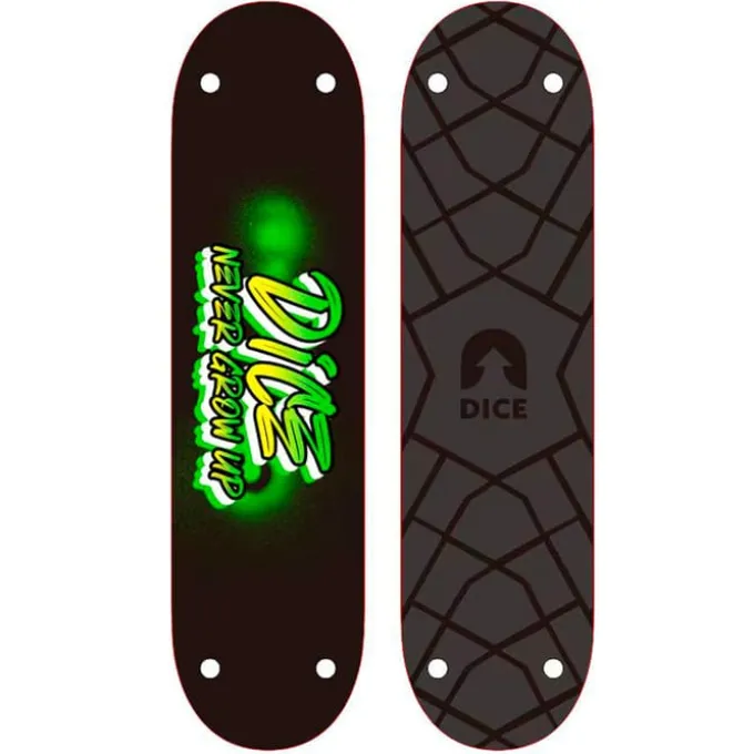 Skateboard-Schaukel (schwarzes Seil)