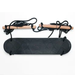 Skateboard-Schaukel (schwarzes Seil)