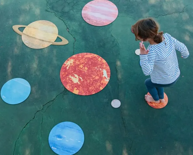 Sonnensystem aus Gummi - 10 Teile