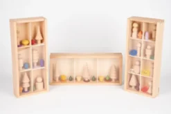 Sortierkasten 3er Set, m. Deckel
