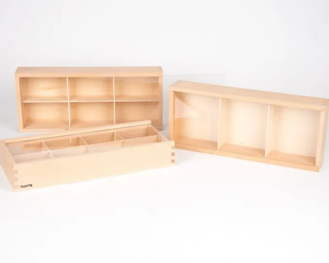 Sortierkasten 3er Set, m. Deckel