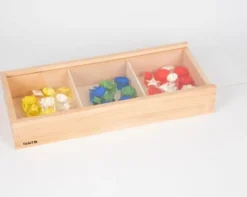 Sortierkasten 3er Set, m. Deckel