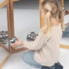 Spiegelkugeln aus Stahl, 4 Stk.