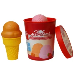 Spiel-Eis - Kugeleis, Erdbeere & Karamell