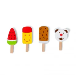 Spielessen - Eis am Stiel, aus Holz, 4 Stk.