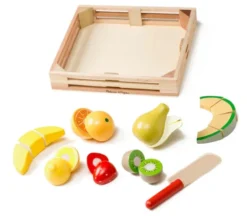 Spielessen - Frucht in der Holzkiste
