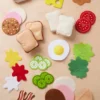 Spielessen - Sandwich aus Filz - 33 Teile