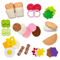 Spielessen - Sandwich aus Filz - 33 Teile