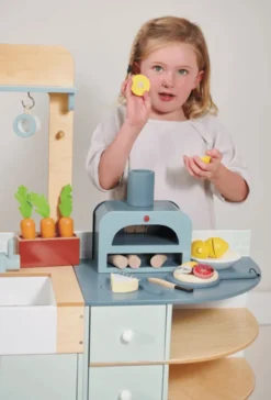 Spielküche aus Holz - La Fiamma