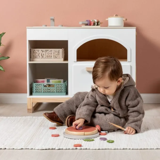 Spielküche inkl. Pizzaofen - Taxus (weiß)