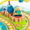 Spieltisch mit Motorikschleife - Eisenbahn