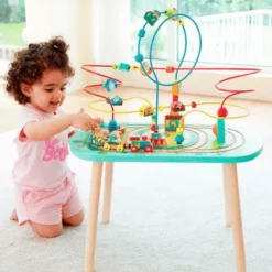 Spieltisch mit Motorikschleife - Eisenbahn