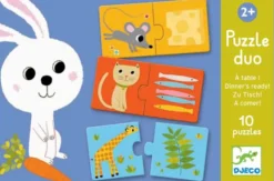 Spiel- und Lernpuzzle – Wer isst was?