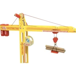 Spielzeugkran aus Holz