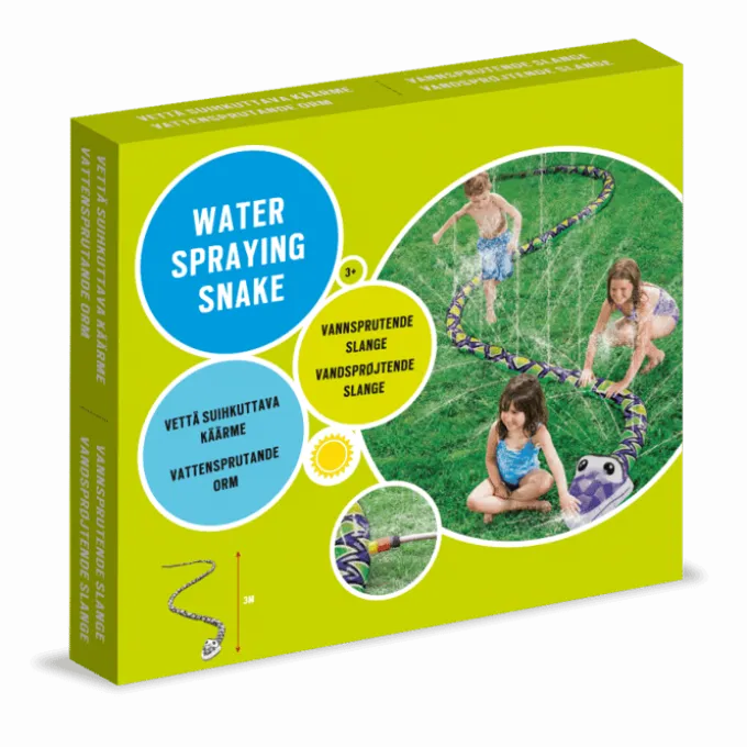 Sprinklerspaß - Wasserspritzende Schlange