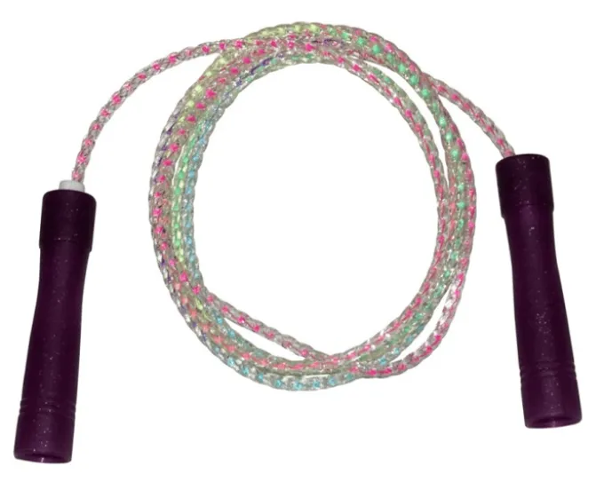 Sprungseil bunt aus Kunststoff, 2,3 m