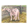 Stapelpuzzlespiel - Bauernhoftiere, 9 Würfel