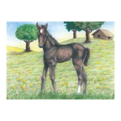 Stapelpuzzlespiel - Bauernhoftiere, 9 Würfel