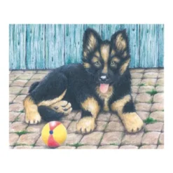 Stapelpuzzlespiel - Bauernhoftiere, 9 Würfel