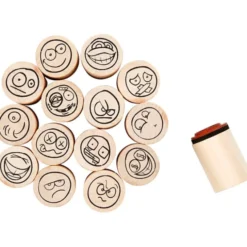 Stempelset - Smiley 15 Stk.