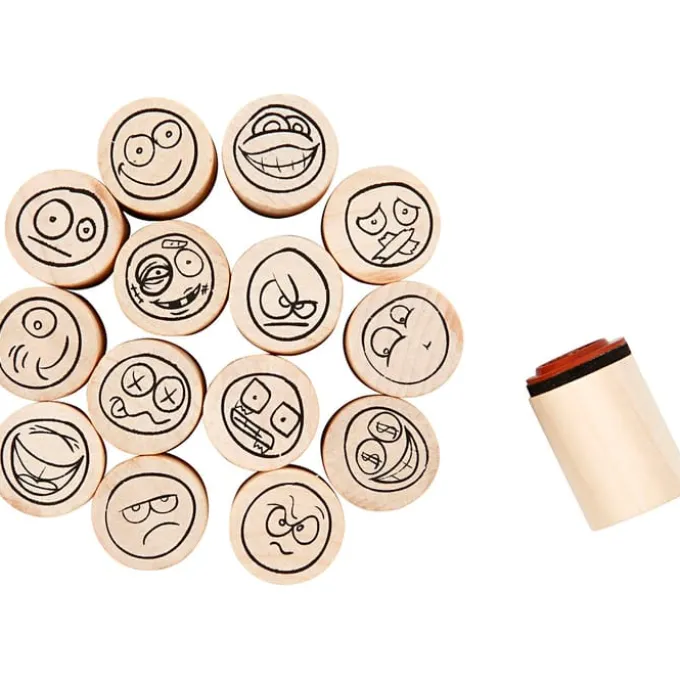 Stempelset - Smiley 15 Stk.