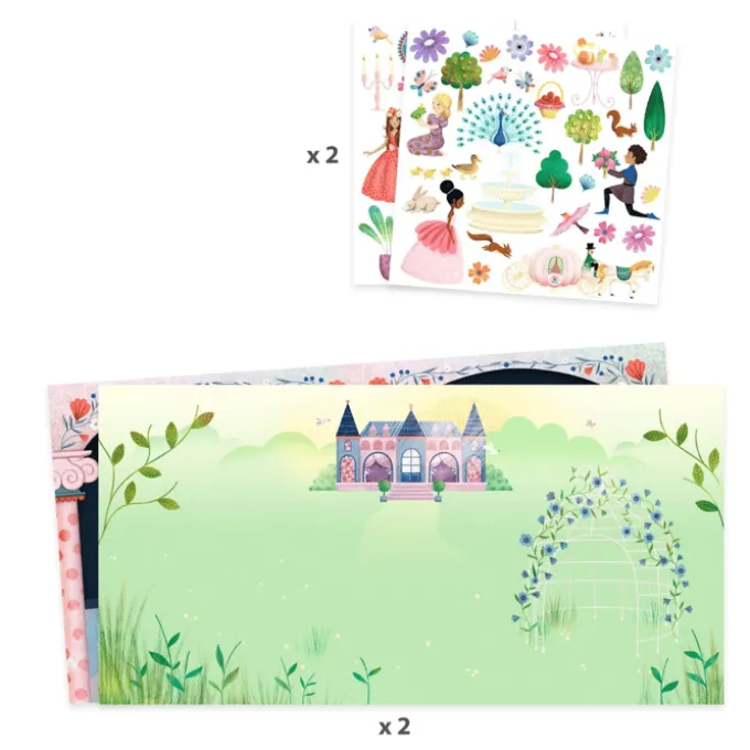 Stickerbuch – Auf dem Schloss